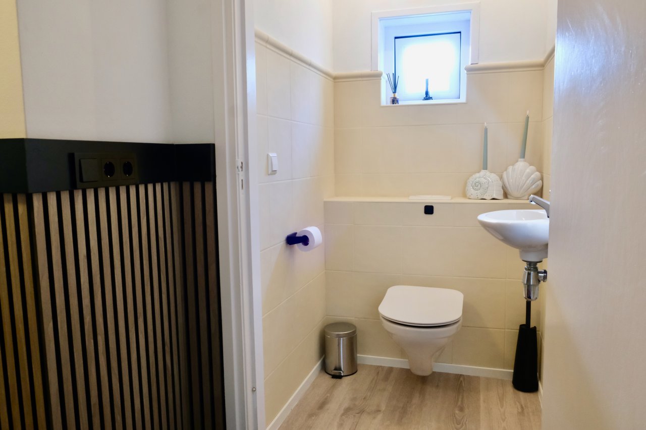 Toilette Ferienhaus De Vrijheid